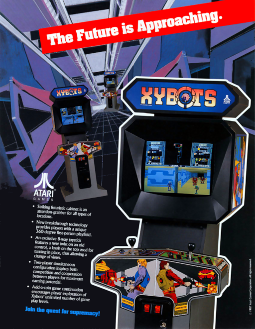 Xybots (rev 2) Arcade Game Cover